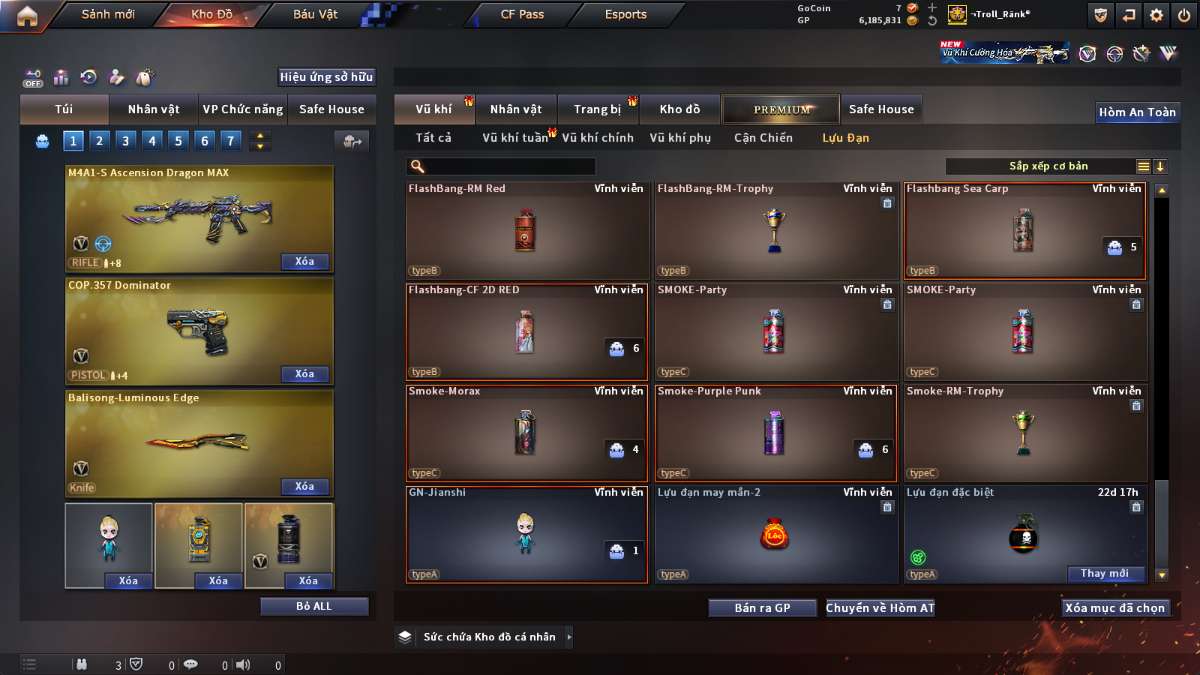 shop acc cf uy tin gia re